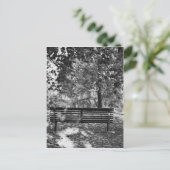 Park bank briefkaart (Staand voorkant)