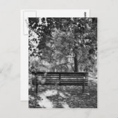 Park bank briefkaart (Voorkant / Achterkant)