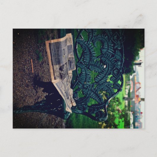 Park Bench Briefkaart (Voorkant)