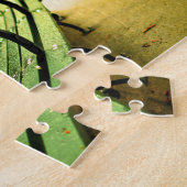 Park Bench Central Park in de Herfst Legpuzzel (Zijkant)