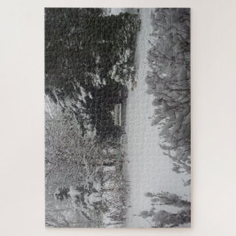 Park Bench in Fresh Snow Legpuzzel