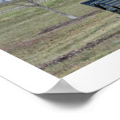 Park Bench Photo Poster (Hoek)