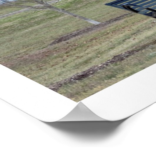 Park Bench Photo Poster (Hoek)