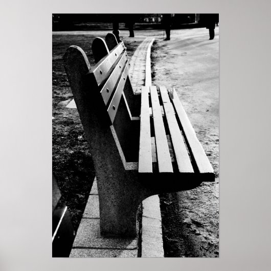 Park Bench Poster (Voorkant)