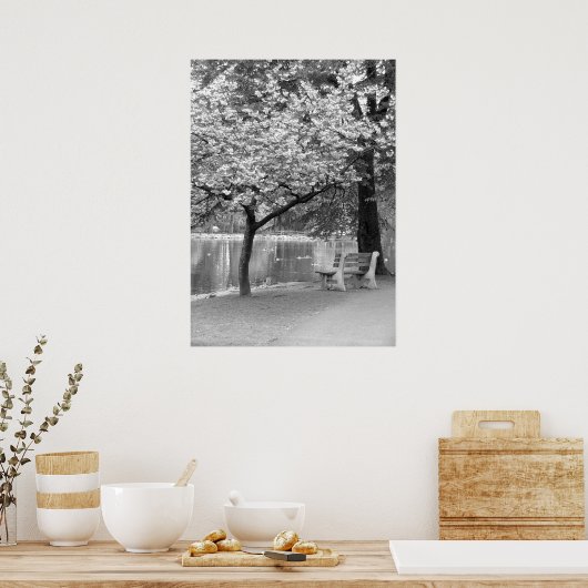 Park Bench Poster (Keuken)