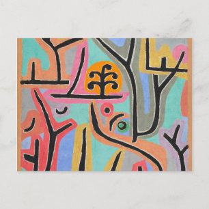 Park bij Lu door Paul Klee Briefkaart