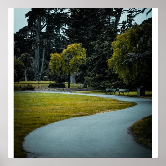 Park Bocht Poster (Voorkant)