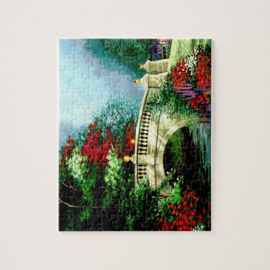 Park Bridge Jigzaag Puzzle Legpuzzel (Verticaal)