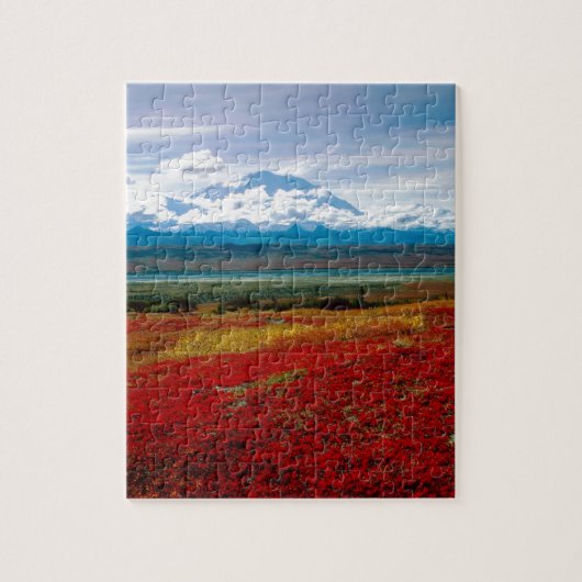 Park Briljante kleuren van Denali Alaska Legpuzzel (Verticaal)