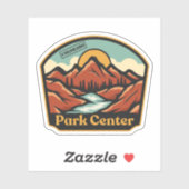 Park Center, Colorado Sticker (Vel)