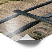 Park City Barn Art van Leslie Harlow Foto Afdruk (Hoek)