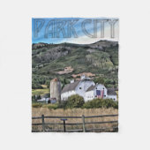 Park City Barn Fleece Deken (Voorkant)