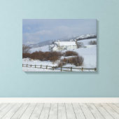 Park City Barn Foto Canvas Afdruk (Insitu (Houten vloer))