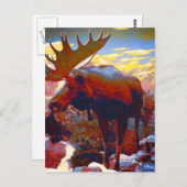 Park City Moose Souvenir Card Briefkaart (Voorkant / Achterkant)