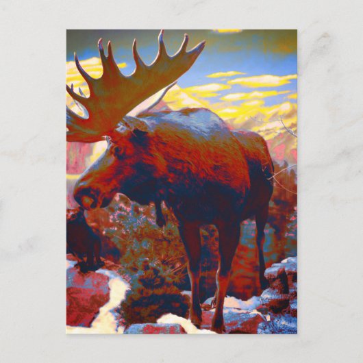 Park City Moose Souvenir Card Briefkaart (Voorkant)