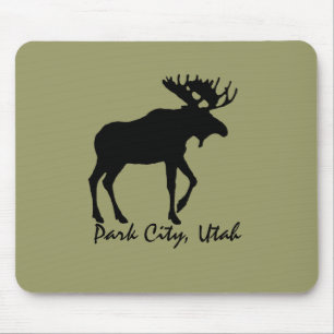 Park City Moose Souvenir Mousepad Muismat