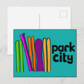 Park City Retro Briefkaart (Voorkant / Achterkant)