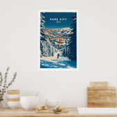 Park City Ski Art Print 1 (Keuken)