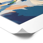 Park City Ski Muurkunst Ski Print 1 (Hoek)