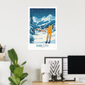 Park City Ski Poster 1 (Thuiskantoor)