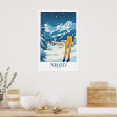 Park City Ski Poster 1 (Keuken)