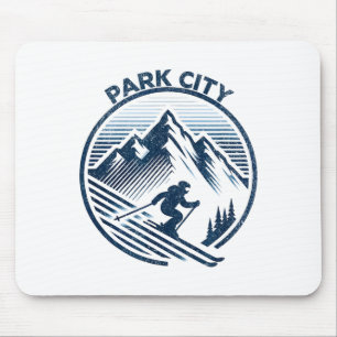 Park city skigebied winterskiën Utah Muismat