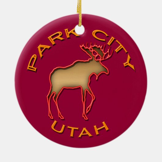 Park City Souvenir Ornament (Achterkant)