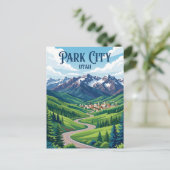 Park City USA Briefkaart (Staand voorkant)