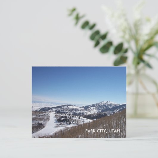 PARK CITY, UT BRIEFKAART (Staand voorkant)