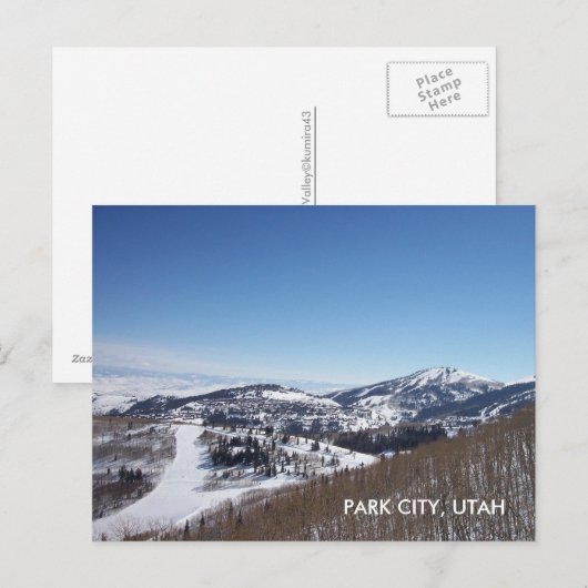 PARK CITY, UT BRIEFKAART (Voorkant / Achterkant)