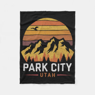 Park City Utah Bergen Ski Wandelen Kampeer Trip S Fleece Deken