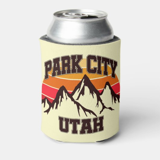 Park City, Utah Blikjeskoeler (Blikje Achterkant)