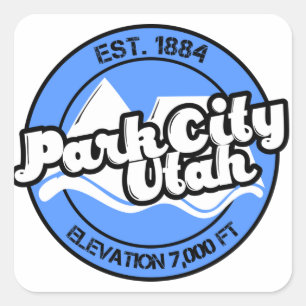 Park City Utah Blue Mountains Sticker