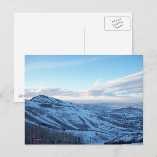 PARK CITY, UTAH BRIEFKAART (Voorkant / Achterkant)
