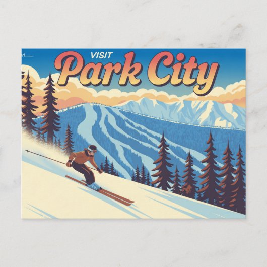 Park City Utah Briefkaart (Voorkant)