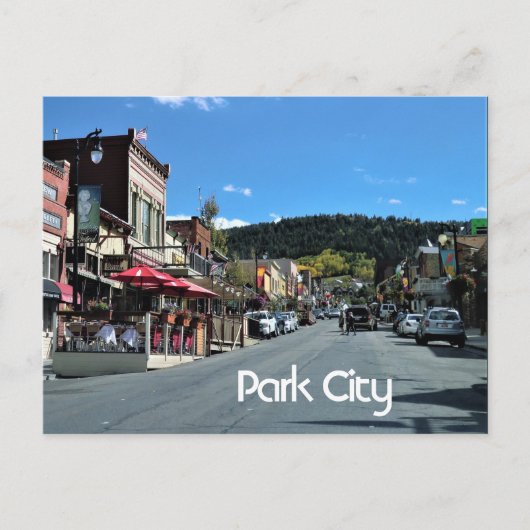 Park City, Utah Briefkaart (Voorkant)