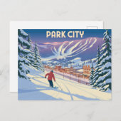 Park City Utah Briefkaart (Voorkant / Achterkant)