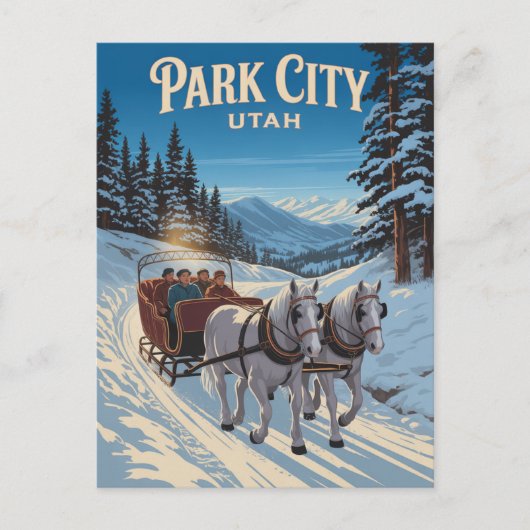 Park City Utah Briefkaart (Voorkant)