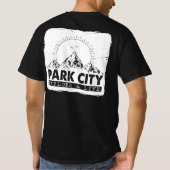 Park City Utah Exken en live verdringing T-shirt (Achterkant)