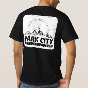 Park City Utah Exken en live verdringing T-shirt