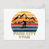 Park City Utah Feestdagenkaart (Voorkant)