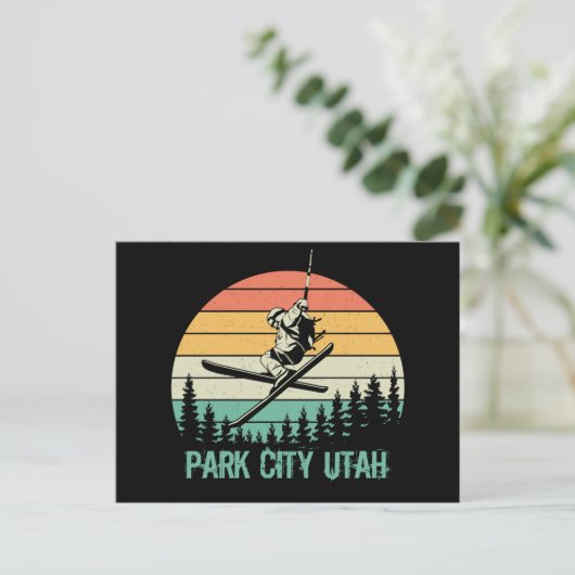 Park City Utah  Feestdagenkaart (Staand voorkant)