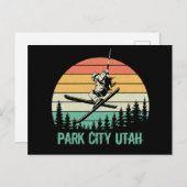 Park City Utah  Feestdagenkaart (Voorkant / Achterkant)