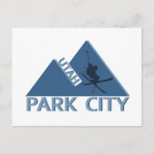 Park City Utah Feestdagenkaart (Voorkant)