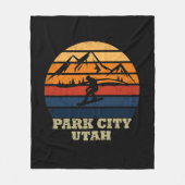 Park City Utah  Fleece Deken (Voorkant)