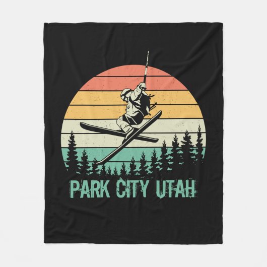 Park City Utah  Fleece Deken (Voorkant)