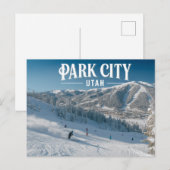  Park City Utah Fun Skiing Snowy Mountains Briefkaart (Voorkant / Achterkant)