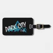 Park City Utah-gebergte Bagagelabel (Voorkant horizontaal)