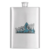 Park City Utah-gebergte Flacon (Voorkant)