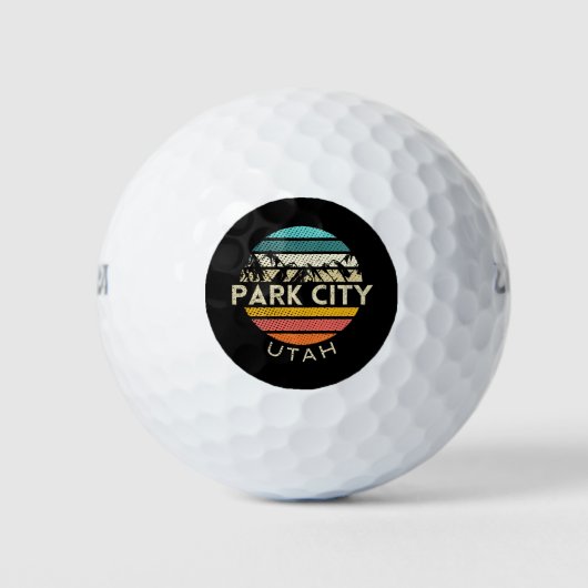 Park City Utah Golfballen (Voorkant)
